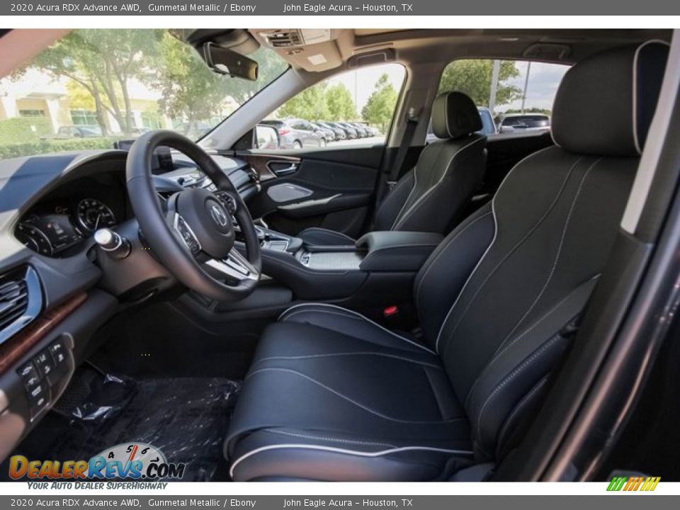 2020 Acura RDX Advance AWD Gunmetal Metallic / Ebony Photo #16