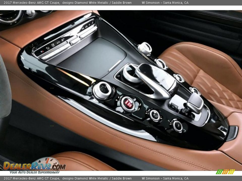 2017 Mercedes-Benz AMG GT Coupe designo Diamond White Metallic / Saddle Brown Photo #21