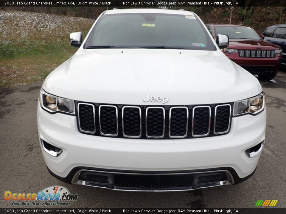 2020 Jeep Grand Cherokee Limited 4x4 Bright White / Black Photo #8
