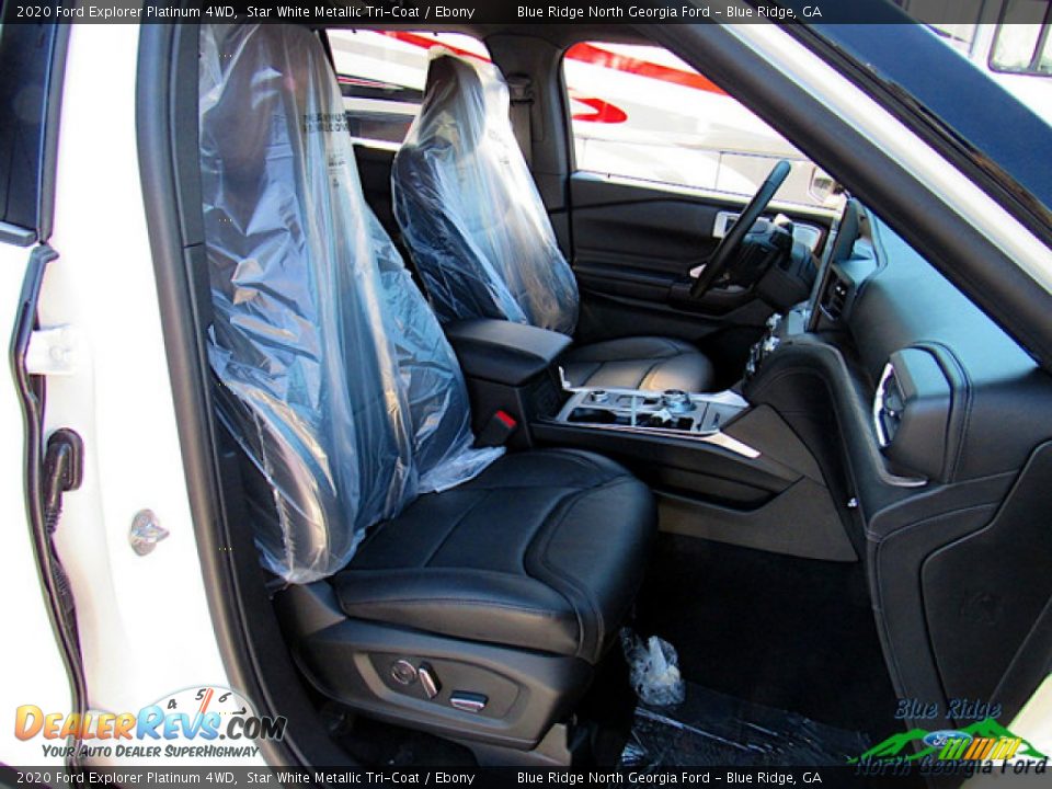 2020 Ford Explorer Platinum 4WD Star White Metallic Tri-Coat / Ebony Photo #11