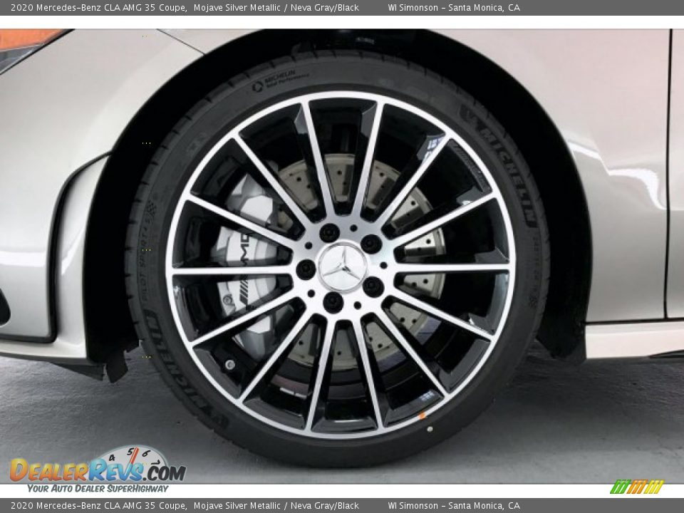 2020 Mercedes-Benz CLA AMG 35 Coupe Mojave Silver Metallic / Neva Gray/Black Photo #8