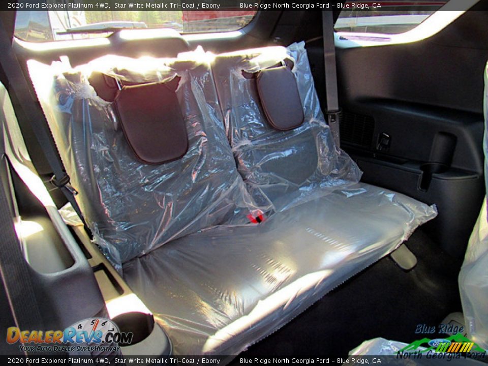 2020 Ford Explorer Platinum 4WD Star White Metallic Tri-Coat / Ebony Photo #13