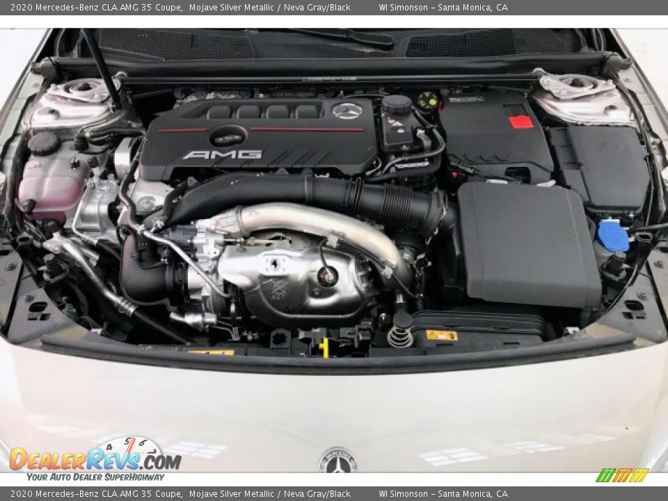 2020 Mercedes-Benz CLA AMG 35 Coupe Mojave Silver Metallic / Neva Gray/Black Photo #9