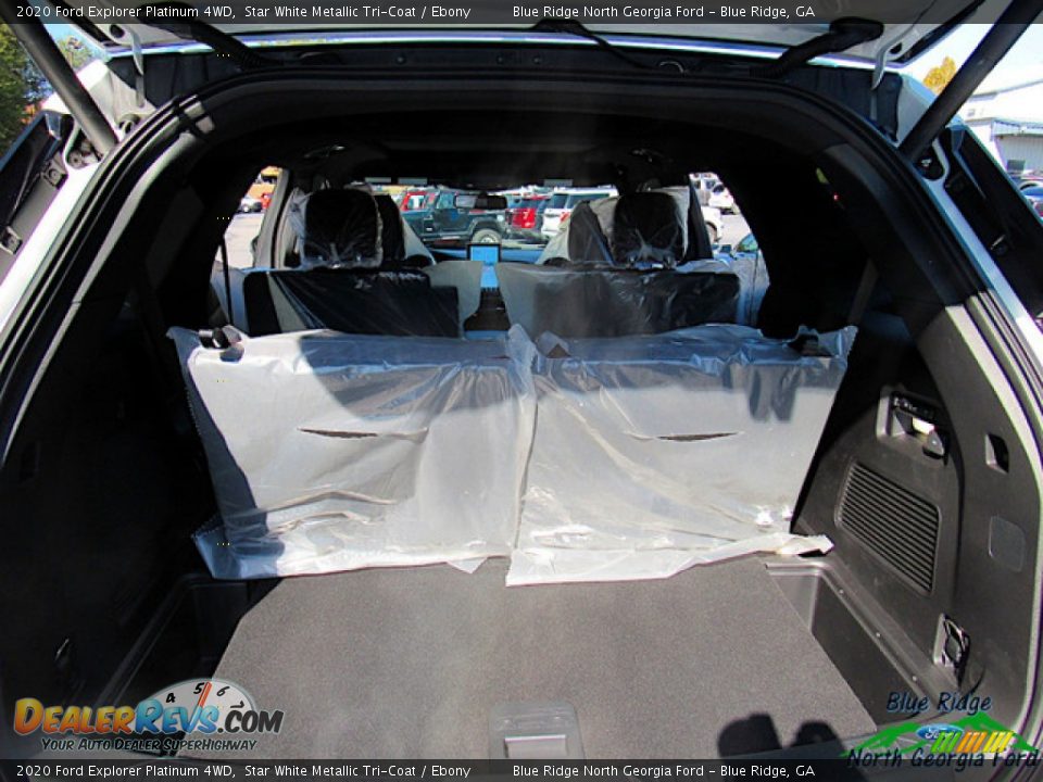 2020 Ford Explorer Platinum 4WD Star White Metallic Tri-Coat / Ebony Photo #14