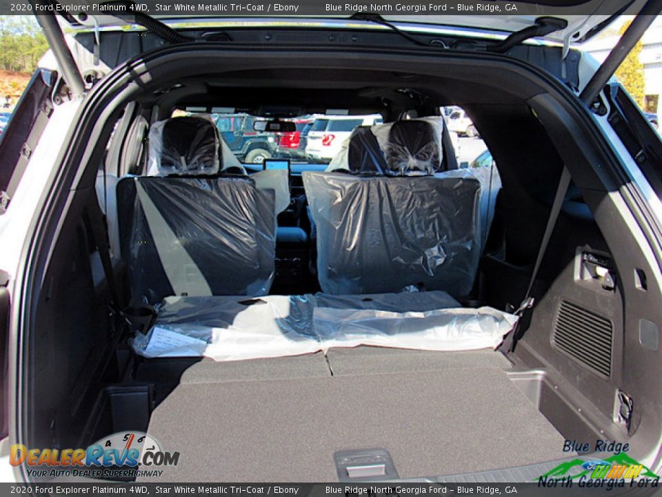 2020 Ford Explorer Platinum 4WD Star White Metallic Tri-Coat / Ebony Photo #15
