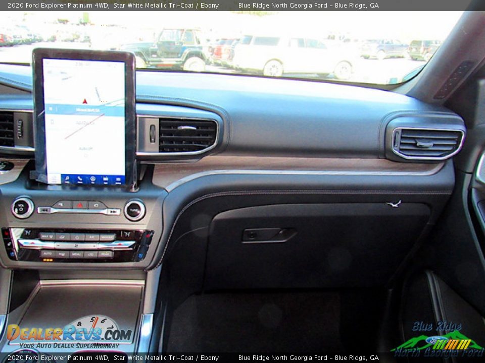2020 Ford Explorer Platinum 4WD Star White Metallic Tri-Coat / Ebony Photo #18