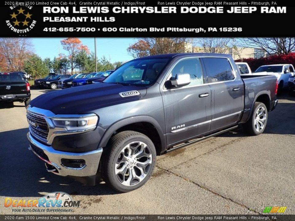 2020 Ram 1500 Limited Crew Cab 4x4 Granite Crystal Metallic / Indigo/Frost Photo #1