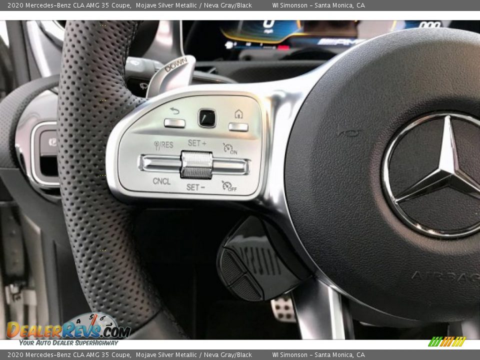 2020 Mercedes-Benz CLA AMG 35 Coupe Mojave Silver Metallic / Neva Gray/Black Photo #18