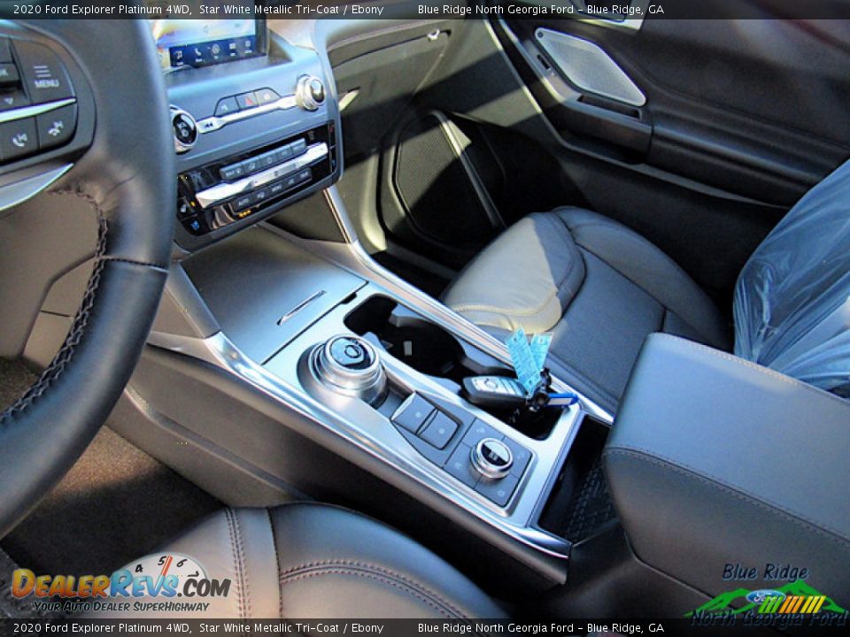 2020 Ford Explorer Platinum 4WD Star White Metallic Tri-Coat / Ebony Photo #27