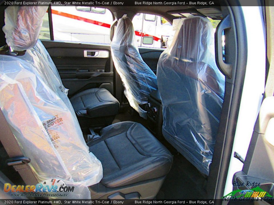 2020 Ford Explorer Platinum 4WD Star White Metallic Tri-Coat / Ebony Photo #31