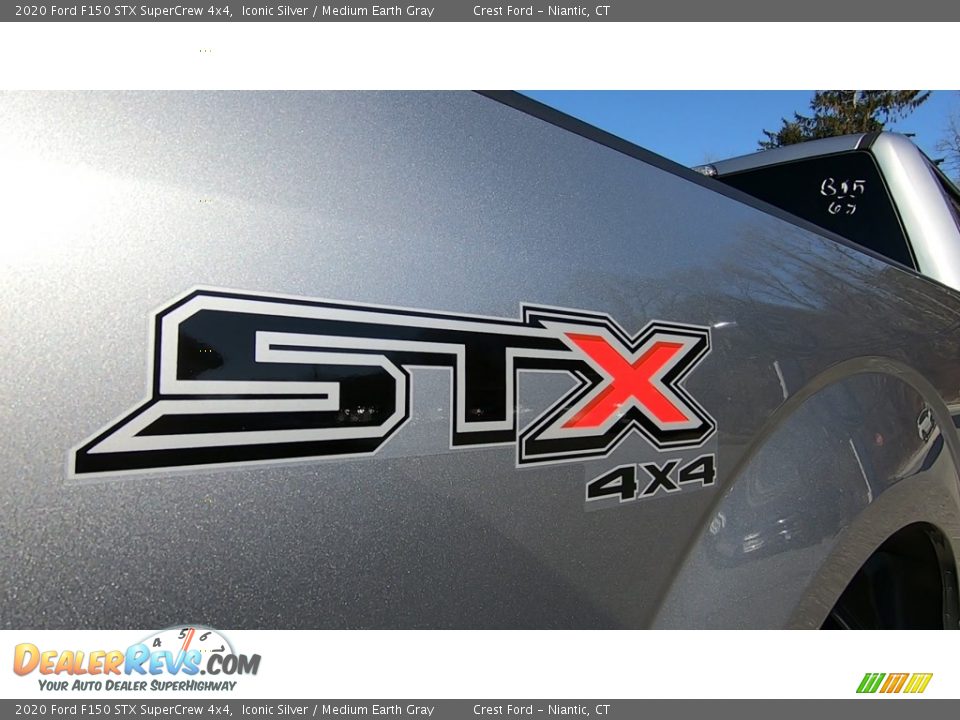2020 Ford F150 STX SuperCrew 4x4 Iconic Silver / Medium Earth Gray Photo #9