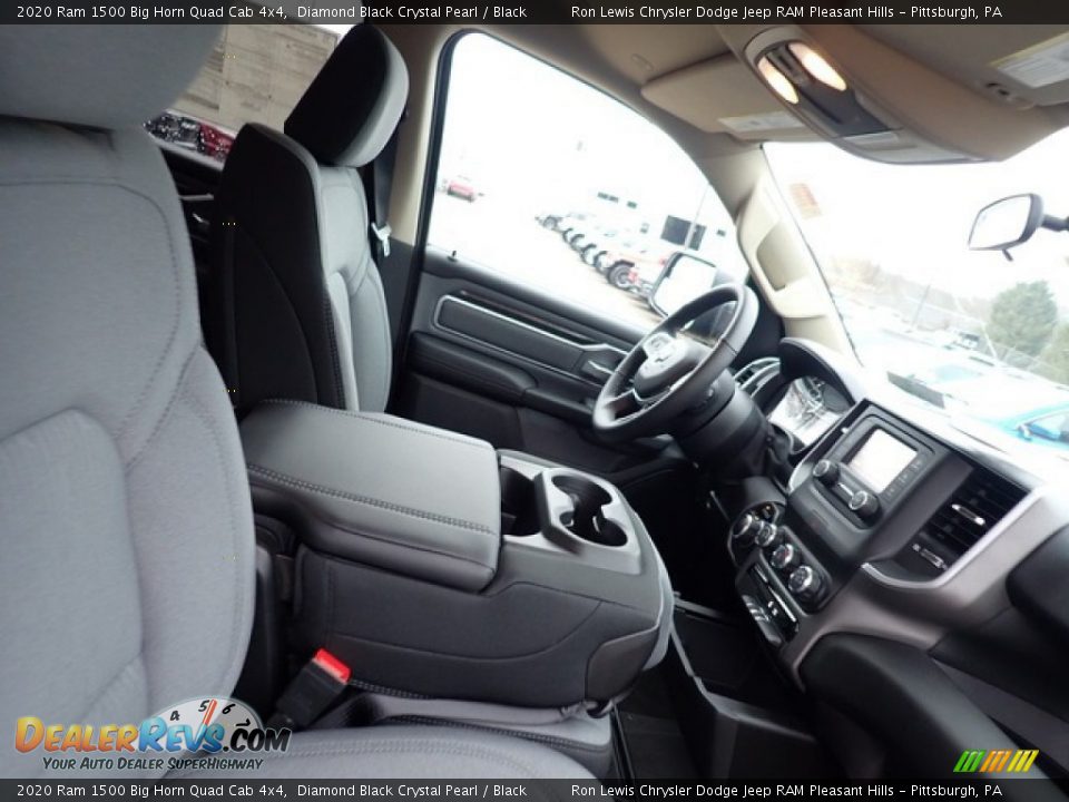 2020 Ram 1500 Big Horn Quad Cab 4x4 Diamond Black Crystal Pearl / Black Photo #8