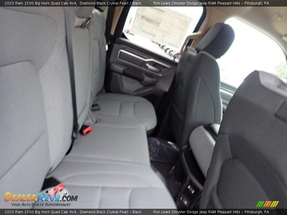 2020 Ram 1500 Big Horn Quad Cab 4x4 Diamond Black Crystal Pearl / Black Photo #10