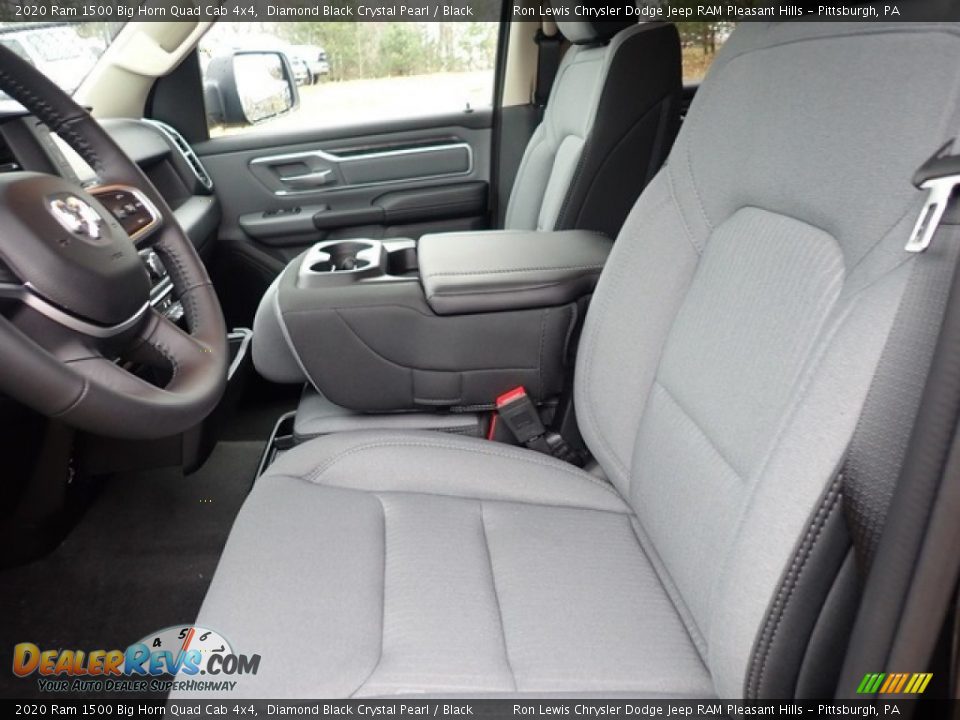 2020 Ram 1500 Big Horn Quad Cab 4x4 Diamond Black Crystal Pearl / Black Photo #12