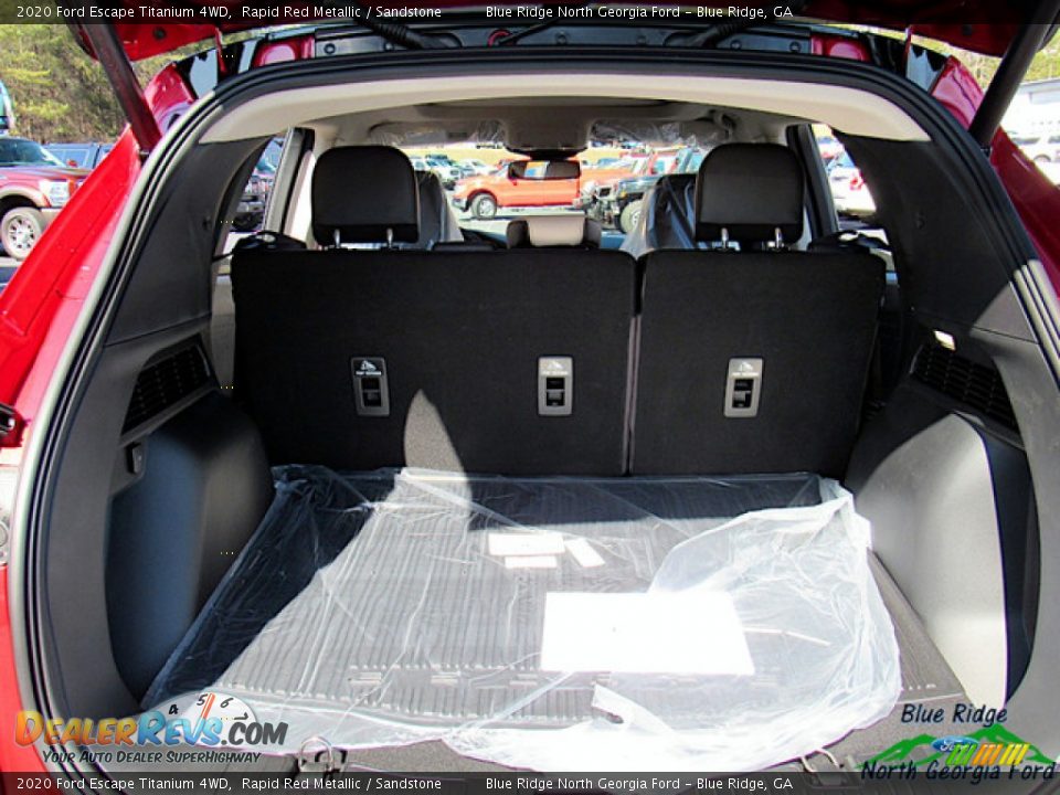 2020 Ford Escape Titanium 4WD Rapid Red Metallic / Sandstone Photo #13