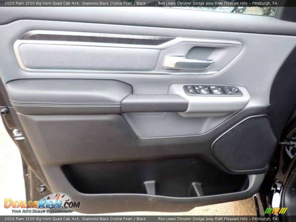 2020 Ram 1500 Big Horn Quad Cab 4x4 Diamond Black Crystal Pearl / Black Photo #13