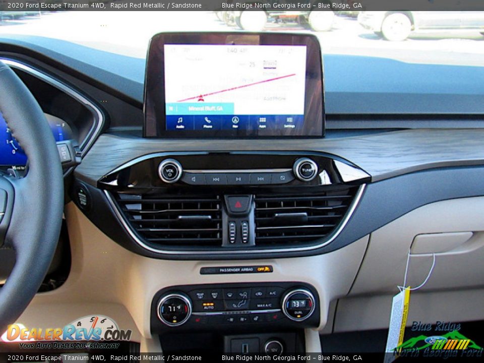 2020 Ford Escape Titanium 4WD Rapid Red Metallic / Sandstone Photo #18