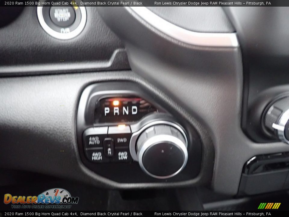 2020 Ram 1500 Big Horn Quad Cab 4x4 Diamond Black Crystal Pearl / Black Photo #19