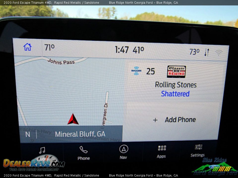 2020 Ford Escape Titanium 4WD Rapid Red Metallic / Sandstone Photo #19