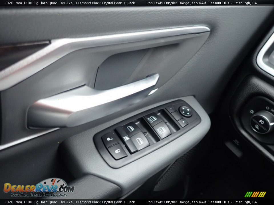 2020 Ram 1500 Big Horn Quad Cab 4x4 Diamond Black Crystal Pearl / Black Photo #20