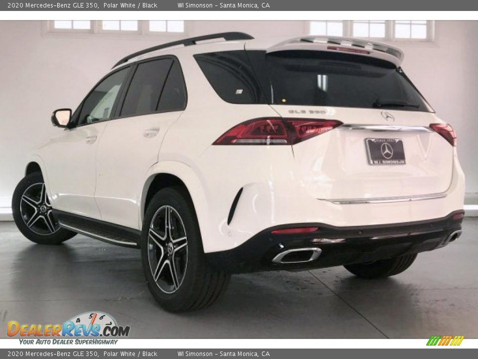 2020 Mercedes-Benz GLE 350 Polar White / Black Photo #2