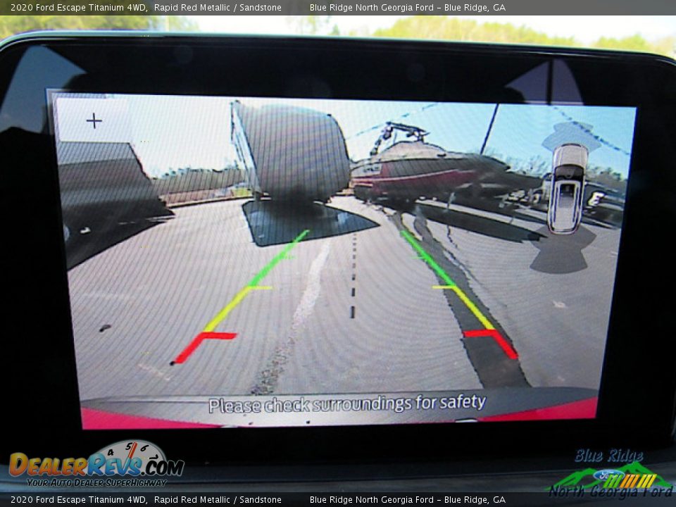 2020 Ford Escape Titanium 4WD Rapid Red Metallic / Sandstone Photo #21