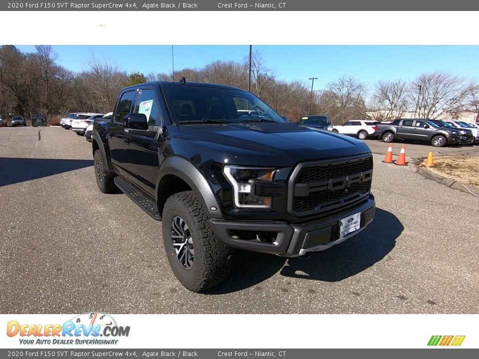 2020 Ford F150 SVT Raptor SuperCrew 4x4 Agate Black / Black Photo #1