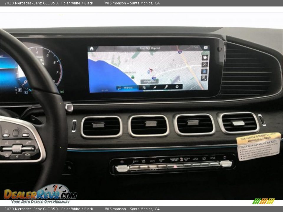 2020 Mercedes-Benz GLE 350 Polar White / Black Photo #6
