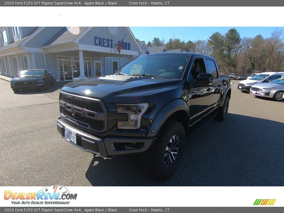 2020 Ford F150 SVT Raptor SuperCrew 4x4 Agate Black / Black Photo #3