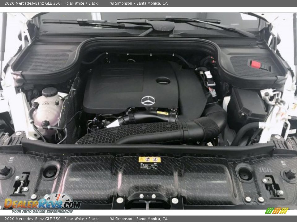 2020 Mercedes-Benz GLE 350 Polar White / Black Photo #8