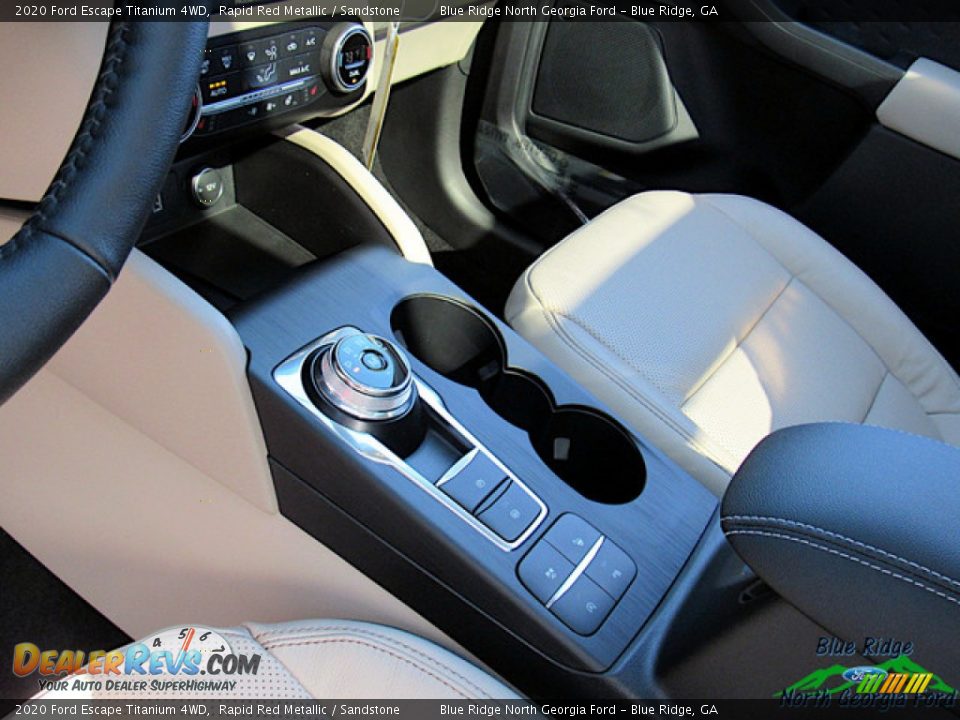 2020 Ford Escape Titanium 4WD Rapid Red Metallic / Sandstone Photo #26