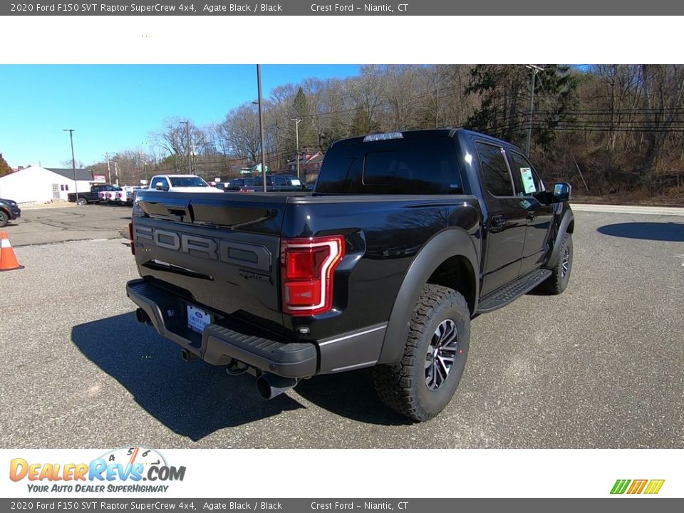 2020 Ford F150 SVT Raptor SuperCrew 4x4 Agate Black / Black Photo #7