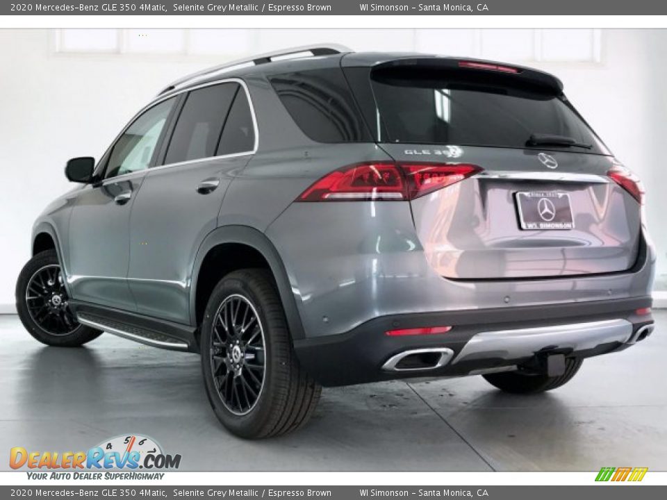 2020 Mercedes-Benz GLE 350 4Matic Selenite Grey Metallic / Espresso Brown Photo #2