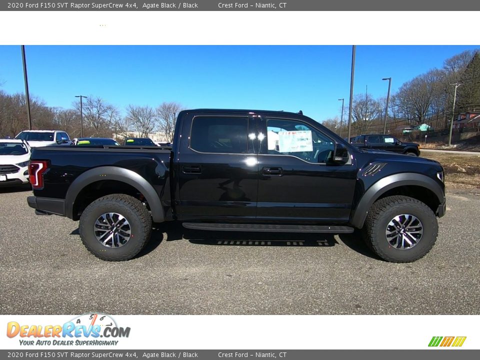 Agate Black 2020 Ford F150 SVT Raptor SuperCrew 4x4 Photo #8