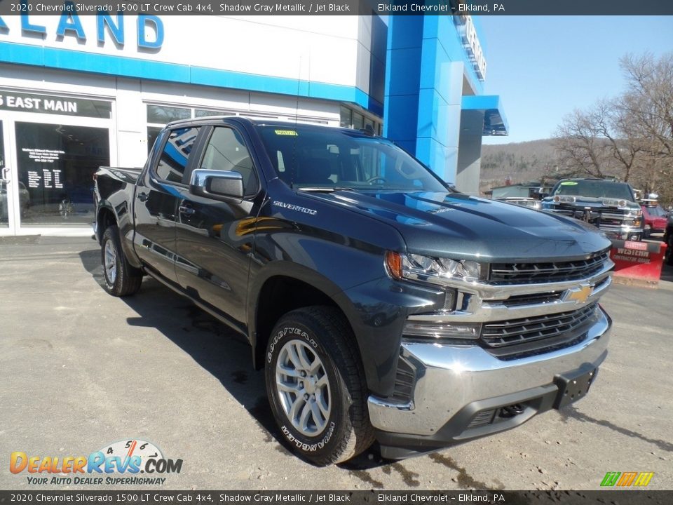 2020 Chevrolet Silverado 1500 LT Crew Cab 4x4 Shadow Gray Metallic / Jet Black Photo #4