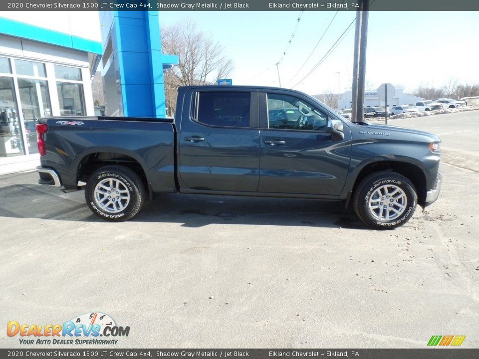 2020 Chevrolet Silverado 1500 LT Crew Cab 4x4 Shadow Gray Metallic / Jet Black Photo #6