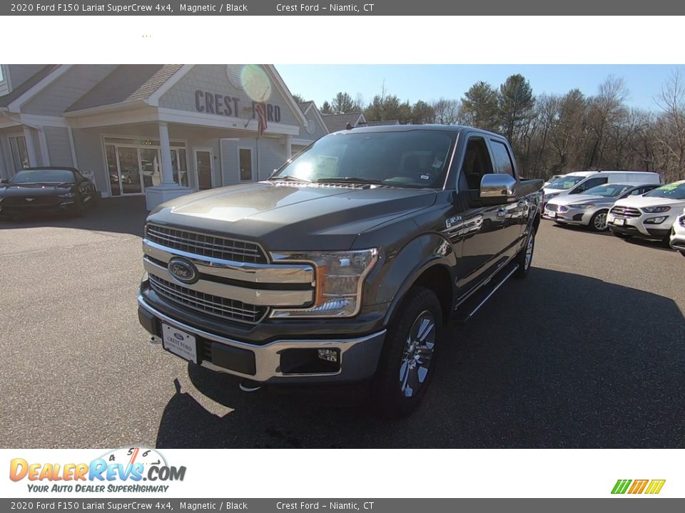 2020 Ford F150 Lariat SuperCrew 4x4 Magnetic / Black Photo #3