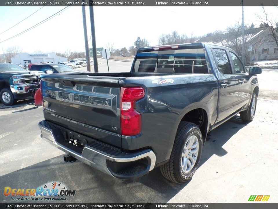 2020 Chevrolet Silverado 1500 LT Crew Cab 4x4 Shadow Gray Metallic / Jet Black Photo #7