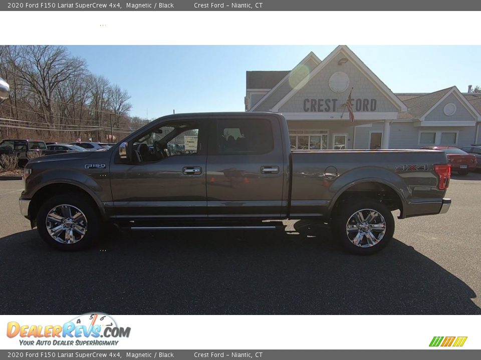 2020 Ford F150 Lariat SuperCrew 4x4 Magnetic / Black Photo #4