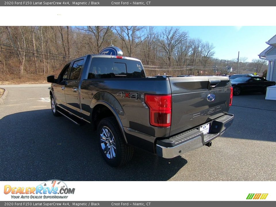 2020 Ford F150 Lariat SuperCrew 4x4 Magnetic / Black Photo #5