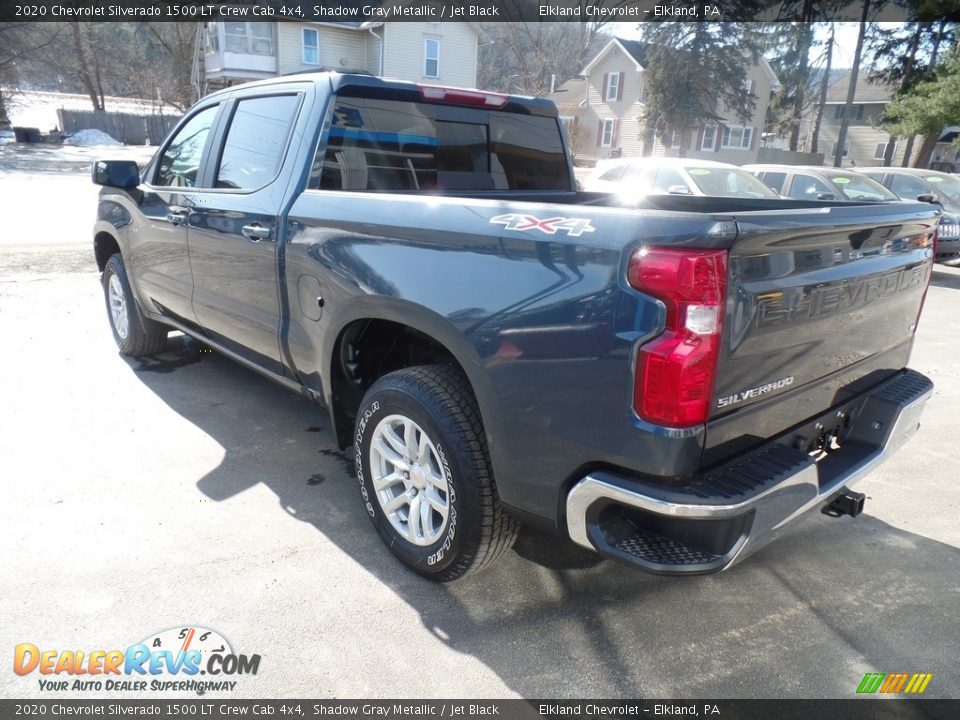 2020 Chevrolet Silverado 1500 LT Crew Cab 4x4 Shadow Gray Metallic / Jet Black Photo #9