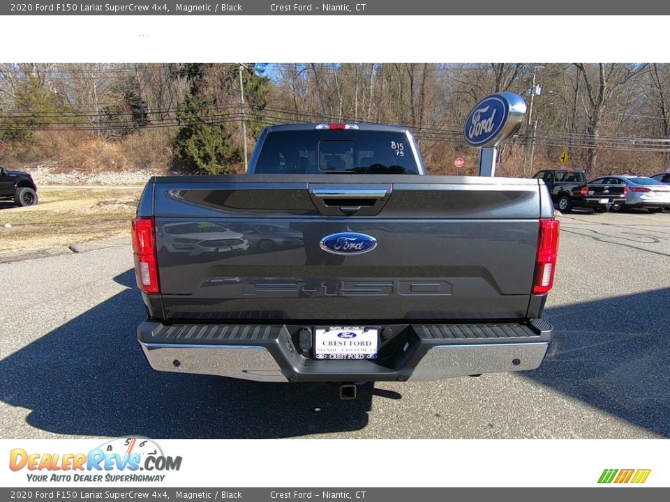 2020 Ford F150 Lariat SuperCrew 4x4 Magnetic / Black Photo #6