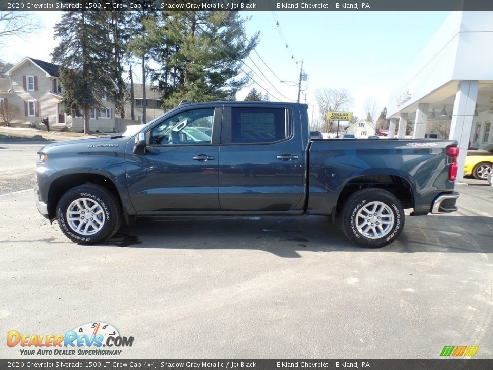2020 Chevrolet Silverado 1500 LT Crew Cab 4x4 Shadow Gray Metallic / Jet Black Photo #10