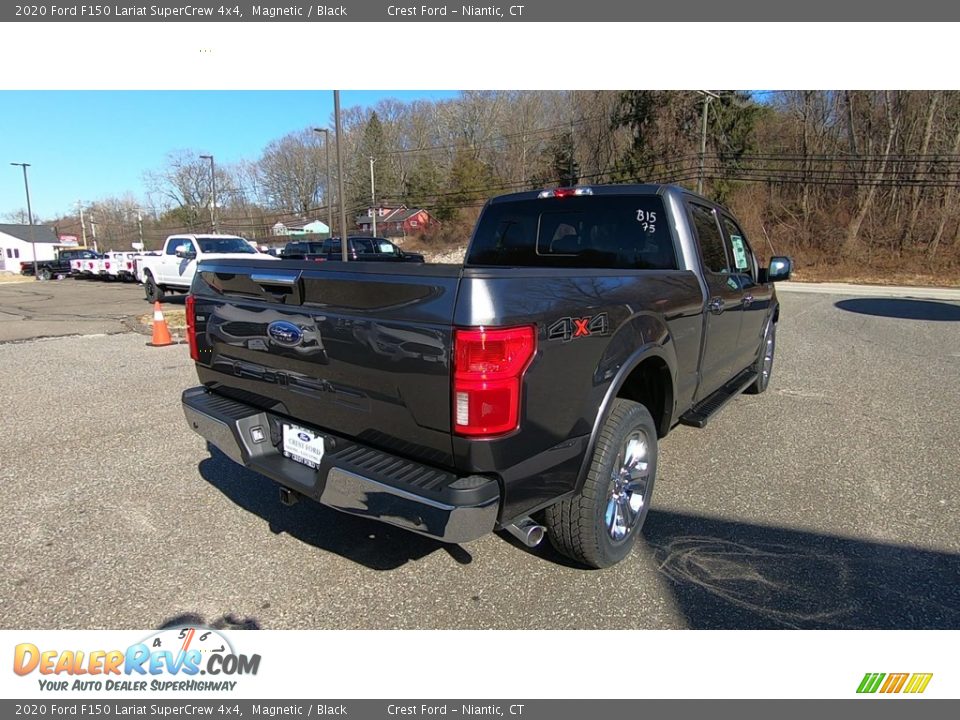2020 Ford F150 Lariat SuperCrew 4x4 Magnetic / Black Photo #7