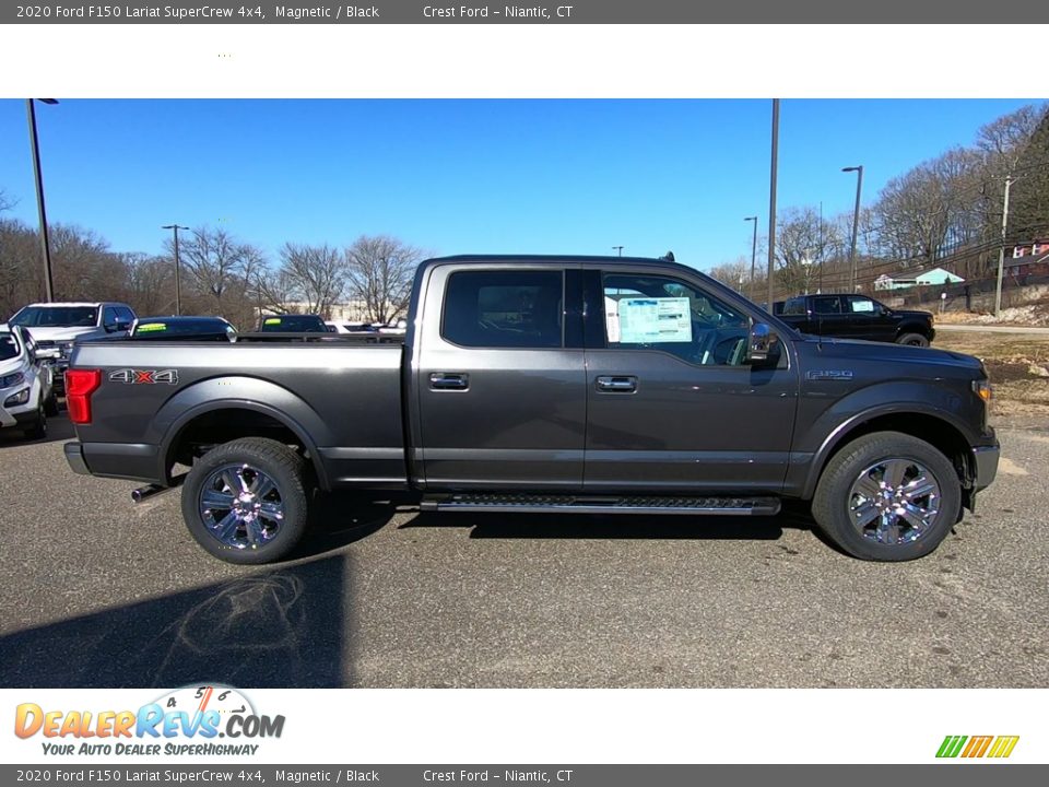 2020 Ford F150 Lariat SuperCrew 4x4 Magnetic / Black Photo #8
