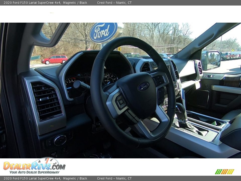 2020 Ford F150 Lariat SuperCrew 4x4 Magnetic / Black Photo #10