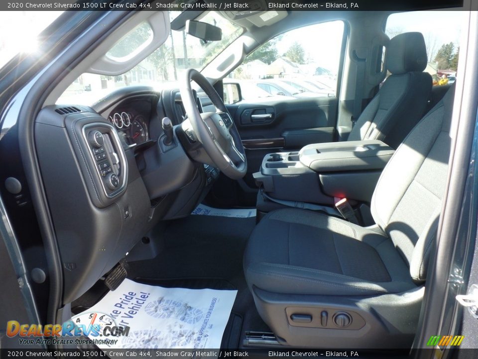 2020 Chevrolet Silverado 1500 LT Crew Cab 4x4 Shadow Gray Metallic / Jet Black Photo #16