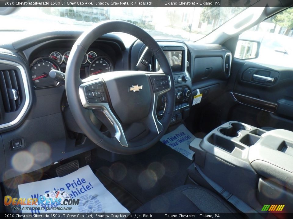 2020 Chevrolet Silverado 1500 LT Crew Cab 4x4 Shadow Gray Metallic / Jet Black Photo #17
