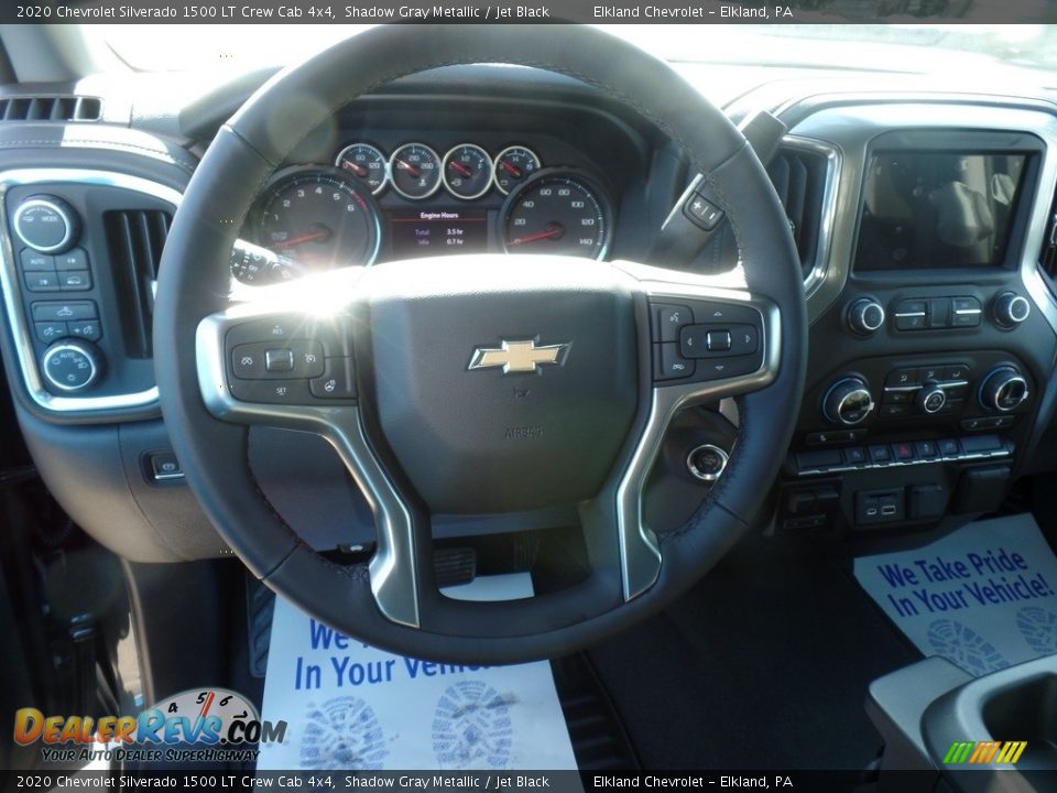 2020 Chevrolet Silverado 1500 LT Crew Cab 4x4 Shadow Gray Metallic / Jet Black Photo #18