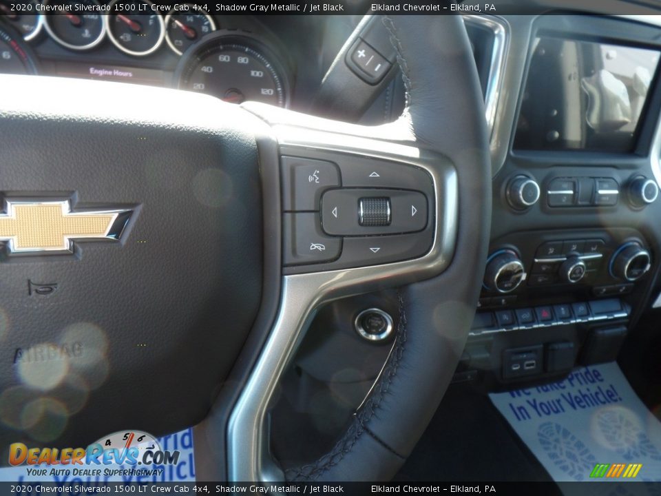 2020 Chevrolet Silverado 1500 LT Crew Cab 4x4 Shadow Gray Metallic / Jet Black Photo #19